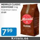 MERRILD CLASSIC KOHVIOAD 1 kg