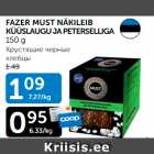 FAZER MUST NÄKILEIB KÜÜSLAUGU JA PETERSELLIGA 150 G