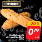 Kiviahju baguette
oliivi-basiiliku, 200 g