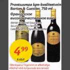 Allahindlus - Prantsusmaa kpn-kvaliteetvein Darton & Guestier, 750 ml