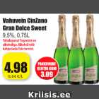 Allahindlus - Vahuvein CinZano Gran Dolcew Sweet