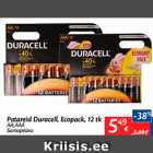 Allahindlus - Patareid Duracell, Ecopack, 12 tk