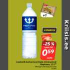 Looduslik karboniseerimata mineraalvesi
Neptunas, 1,5 l**
