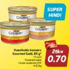 Kassitoidu konserv
Gourmet Gold, 85 g*