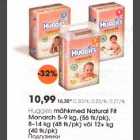 Mähkmed - Haggies mähkmеd Natural Fin  Monarch 5-9 kg, (56tk/pk), 8-14kg (48tk/pk) või 12+ kg (40tk/pk)