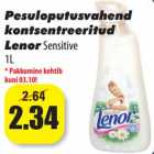 Allahindlus - Pesuloputusvahend
kontsentreeritud
Lenor