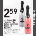 Leedu puuviljavahuvein Villa Delicio Luminoso Bianco või Rose 