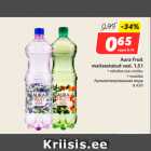 Allahindlus - Aura Fruit
maitsestatud vesi, 1,5 l
