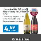 Lõuna-Aafrika GT vein
Riddersberg Pr.Collection
0,75 l