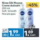 Allahindlus - Nivea Silk Mousse
Creme dušivaht
200 ml