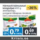 Allahindlus - Härmavili külmutatud
köögiviljad 400 g