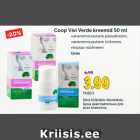 Allahindlus - Coop Vivi Verde kreemid 50 ml