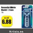 Raseerija Gillette Mach3+ 2 tera 1 tk