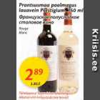 Allahindlus - Prantsusmaa poolmagus lauavein Prestigium, 750 ml