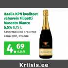 Allahindlus - Itaalia KPN kvaliteet
vahuvein Filipetti
Moscato Bianco