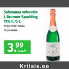 Saksamaa vahuvein
J. Brunner Sparkling 