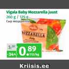 Allahindlus - Vigala Baby Mozzarella juust 