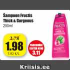 Allahindlus - Šampoon Fructis Thick & Gorgeous 250 ml