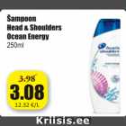 Allahindlus - Šampoon Head & Shoulders Ocean Energy 250 mk