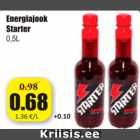 Allahindlus - Energiajook Starter 0,5 l