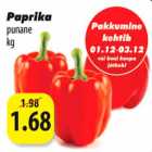 Allahindlus - Paprika punane kg