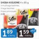 SHEBA KIISUEINE 4 X 85 G