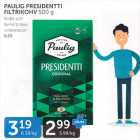 PAULIG PRESIDENTTI FILTRIKOHV 500 G