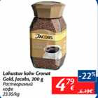 Allahindlus - Lahustuv kohv Cronat Gold, Jacobs, 200 g