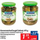 Allahindlus - Konserveeritud kurgid Salvest, 675 g