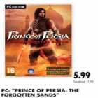 Allahindlus - PC:"Prince of Persia:The forgotten sands"