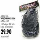 Allahindlus - Valguskardin Jääpurikas 180 valge LED lambiga, pikendatav