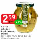 Kreeka rohelised kivideta oliivid Deluxe Filos