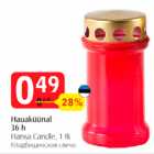 Hauaküünal Hansa Candle