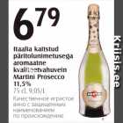 Itaalia kaitstud päritolunimetusega aromaatne kvaliteetvahuvein Martini Prosecco