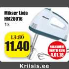 Allahindlus - Mikser Livia HM20016 1 tk