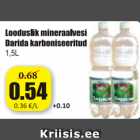 Allahindlus - Looduslik mineraalvesi Darida karboniseeritud 1,5 l