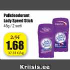 Allahindlus - Pulkdeodorant Lady Speed Stick