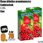 Allahindlus - Õuna-jõhvika-arooniamorss
Sadotschok
0,95L