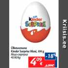 Allahindlus - Üllatusmuna
Kinder Surprise Maxi, 100 g
