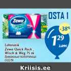 Allahindlus - Lehträtik
Zewa Quick Pack ,
Wisch & Weg 75 tk
