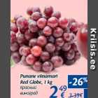 Allahindlus - Punane viinamari
Red Globe, 1 kg
