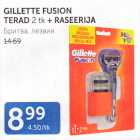 Allahindlus - GILLETTE FUSION TERAD 2 TK + RASEERIJA