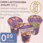 FARMI LAKTOOSIVABA JOGURT 380 G