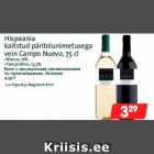 Allahindlus - Hispaania
kaitstud päritolunimetusega
vein Campo Nuevo, 75 cl