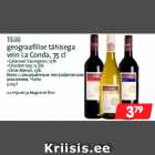 Allahindlus - Tšiili
geograafilise tähisega
vein La Conda, 75 cl