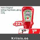 Heinz Original
ketšup Top Down, 460 g