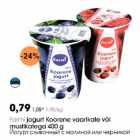 Allahindlus - Jogurt Кооrеnе vaarikate või mustikatega 400 g