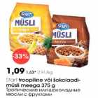 Allahindlus - Start troopiline või šokolaadimüsli meega 375g