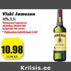 Allahindlus - Viski Jameson
40%, 0,5L