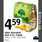 Siider Sherwood
pirni 4,5%, 6-pakk 